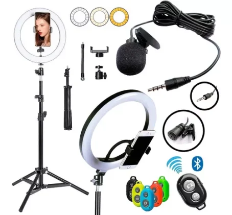 Hing Light Led Profissional Ringlight Full Completo Portatil - Image 5